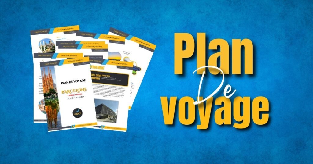 Plan de voyage