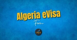 Algerian Evisa Form