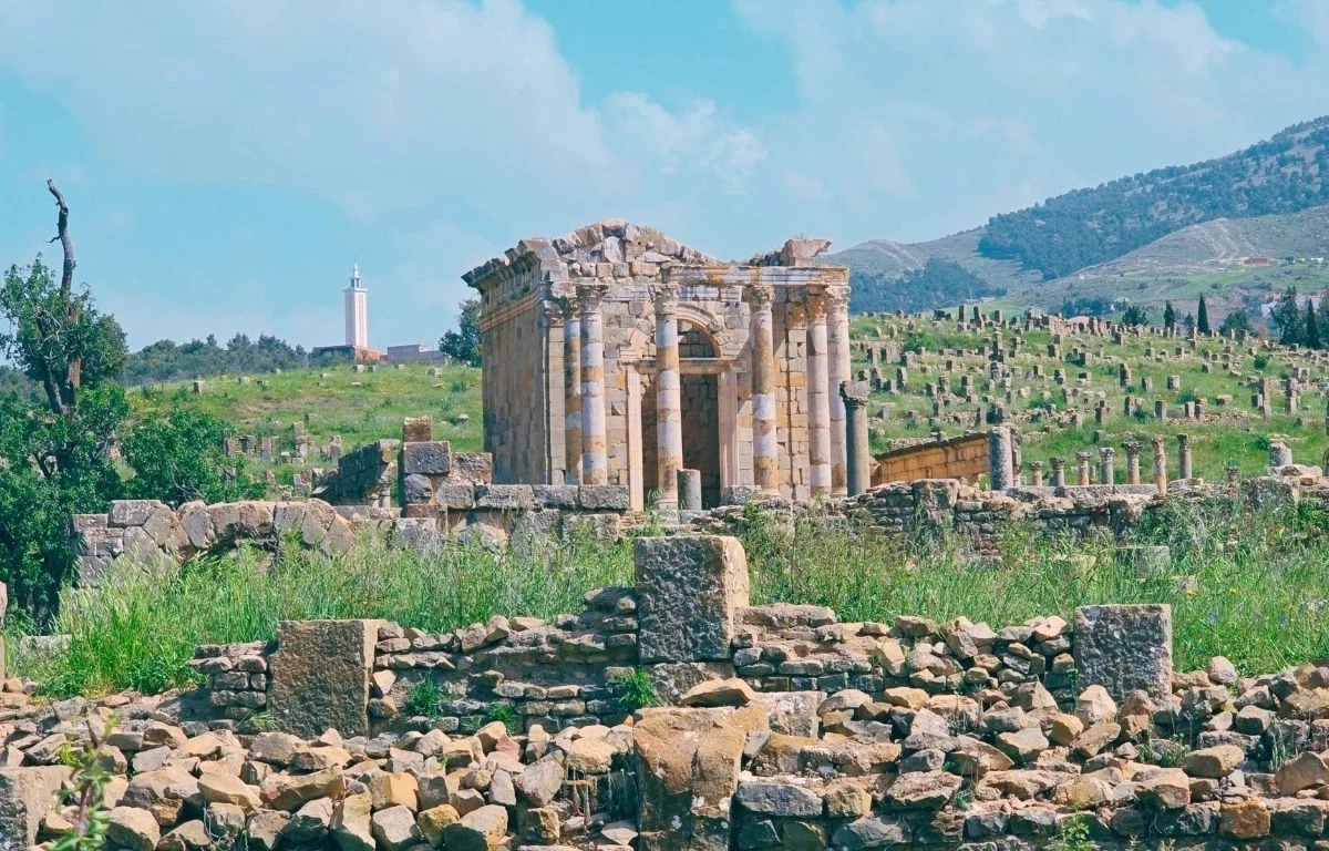 The Arch of Caracalla Djemila Algeria